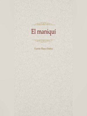 cover image of El maniquí